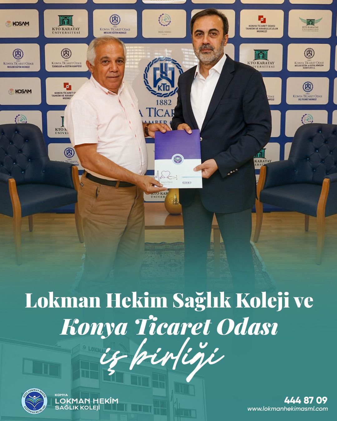 Lokman Hekim Sağlık Meslek Lisesi’nden Konya Ticaret Odası’na Ziyaret