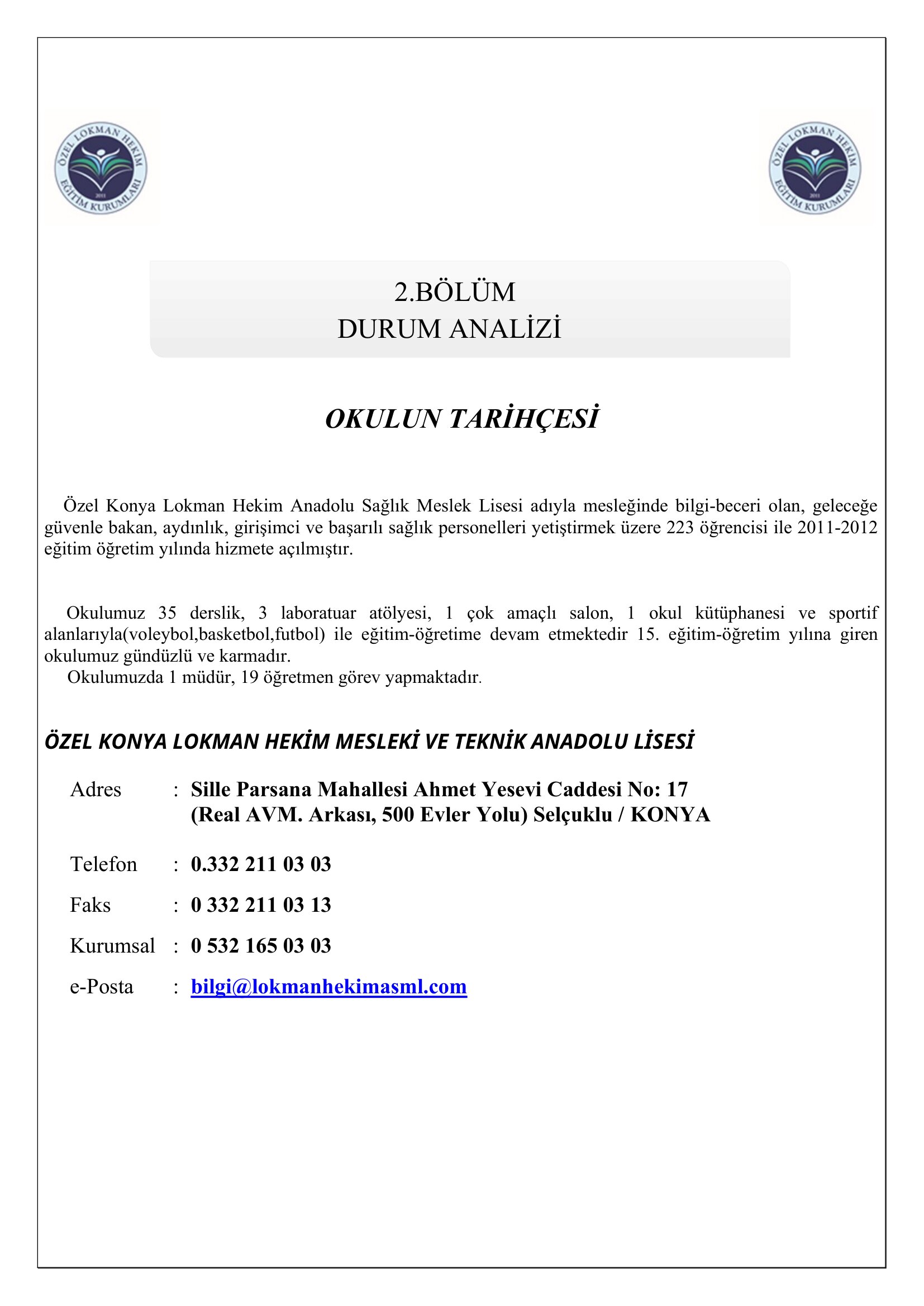 OKUL STRATEJİK PLANIMIZ - 10
